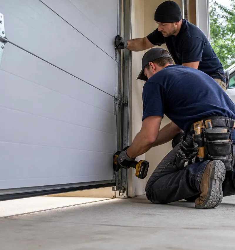 Off Track Door Repair in Paisley